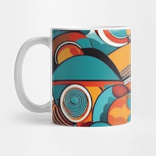 Psychedelic Shapes Explosion Mug